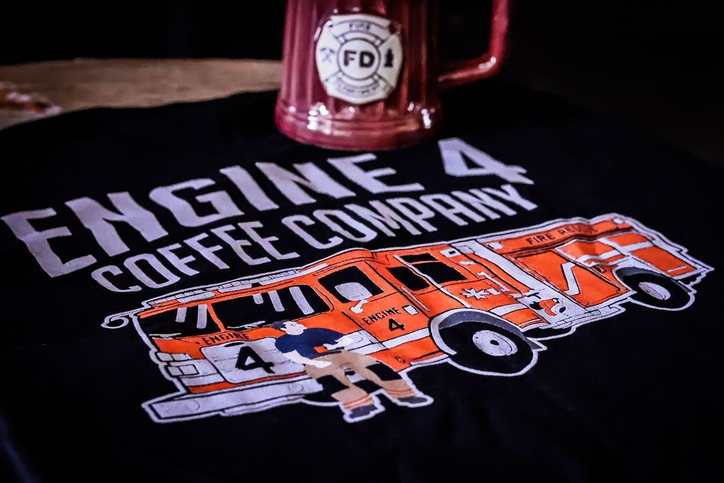 Engine 4 Coffee Company Merchandise - Virginia Beach, Chesapeake, Smithfield, Norfolk, Hampton, Suffolk, VA