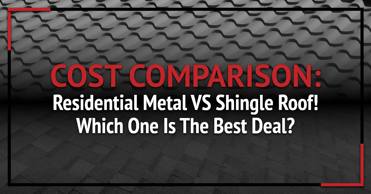 Image of a black metal roof with this text: 