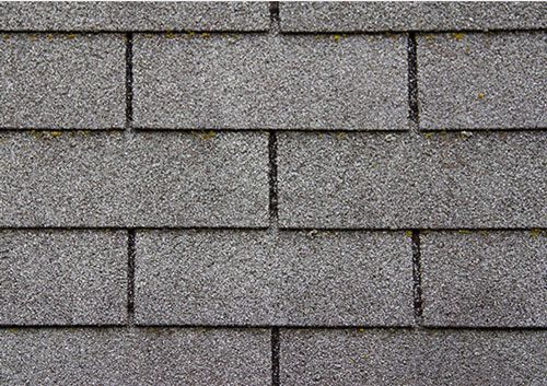 Dark gray asphalt shingles