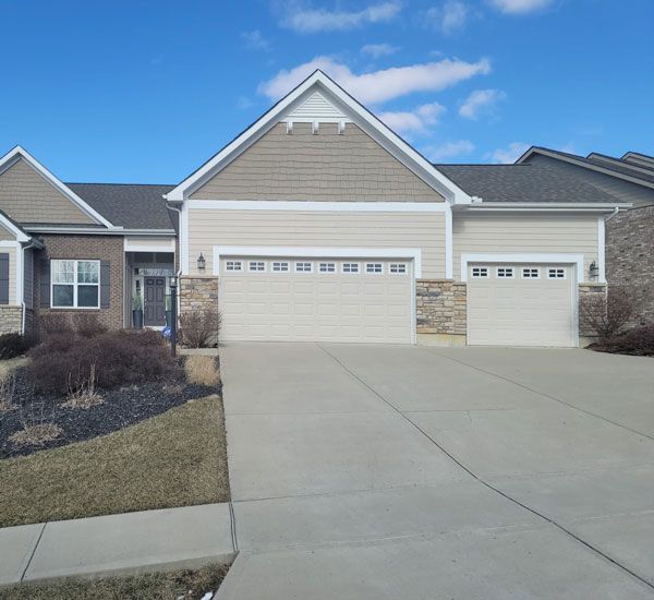 Completed Allstate Exteriors roofing project in the Columbus, Ohio area