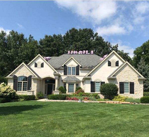 Home after a roof replacement