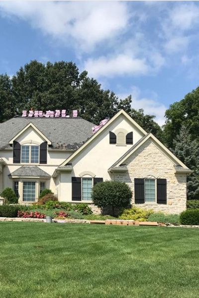 Home after a roof replacement