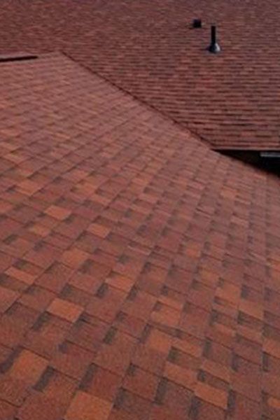 close up of a shingle roof in Hilliard, Ohio