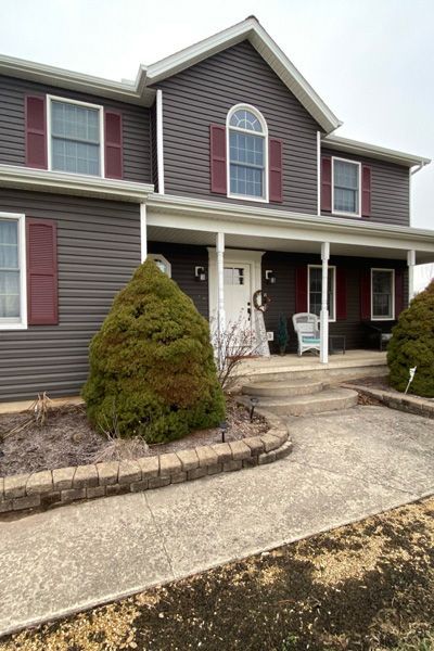 Residential finished roofing project in London OH finished by Allstate Exteriors and Restoration