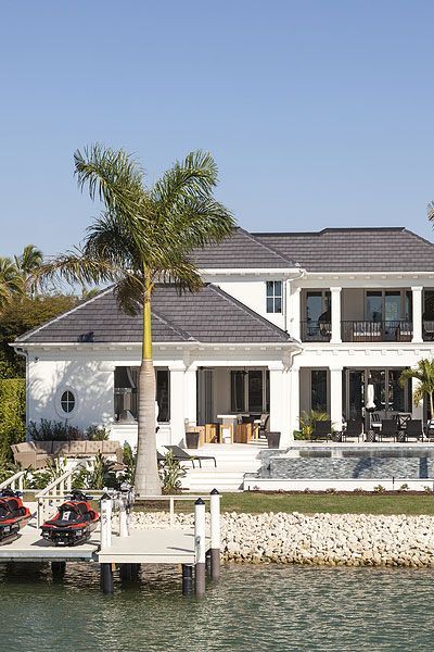 A waterfront home in Naples, Florida.