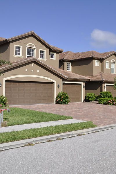 A row of homes in Naples, Florida.