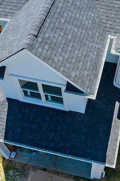 A new asphalt shingle roof.