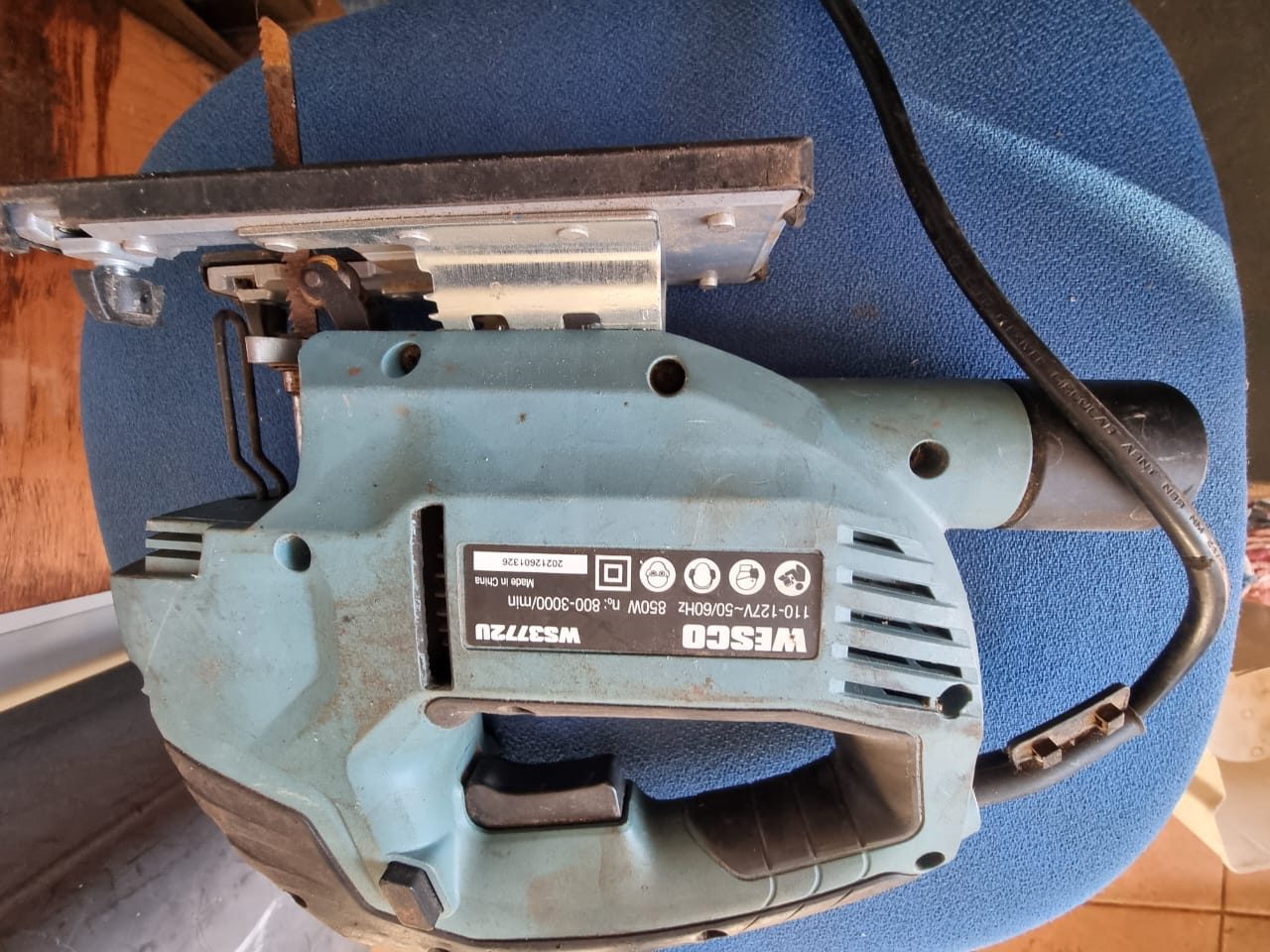 Serra Tico-tico Wesco 850w Ws3772u 110v 127v bem conservada funcionando 100%