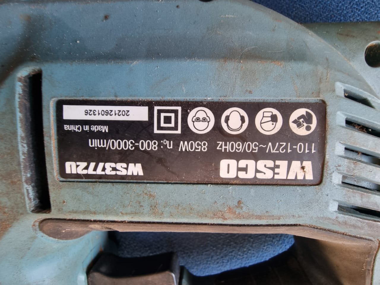 Serra Tico-tico Wesco 850w Ws3772u 110v 127v bem conservada funcionando 100%