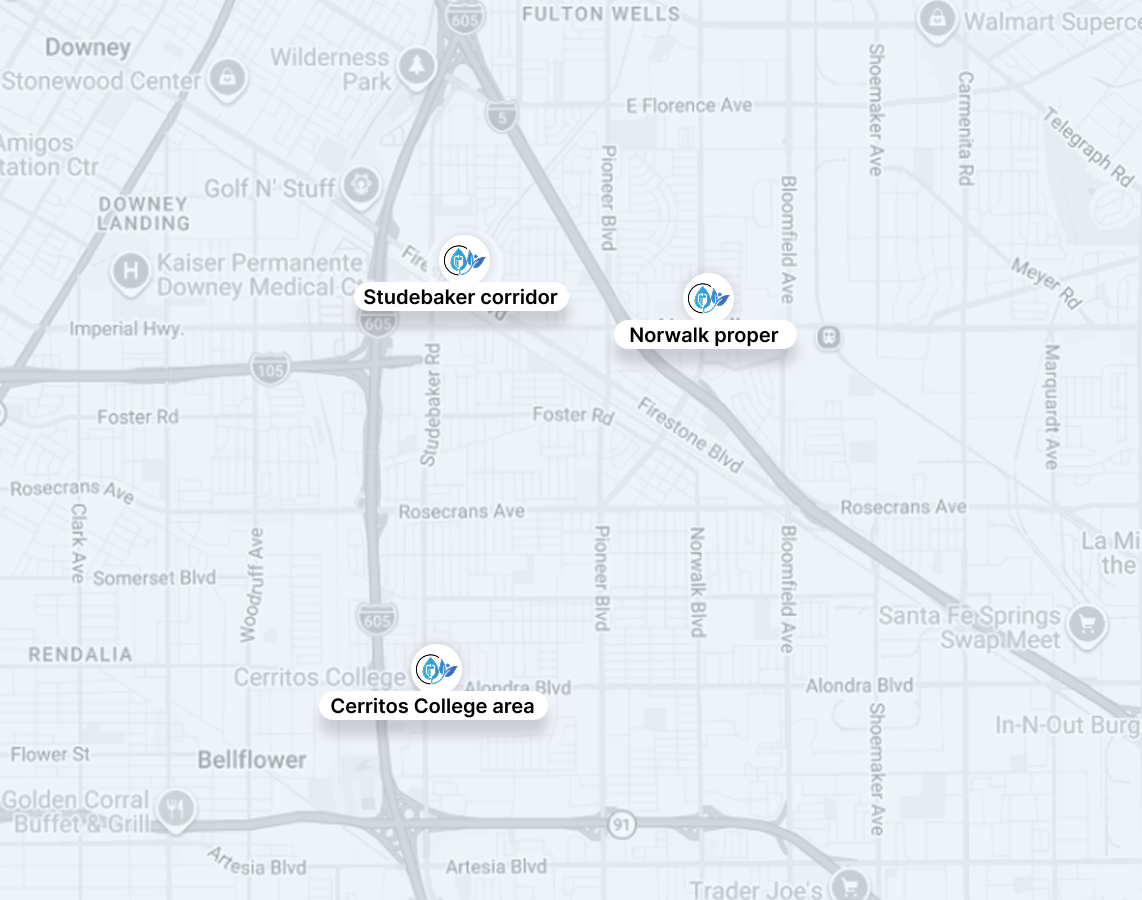 Grayscale campus map with labeled stops: Student Center, Nova espresso, and Central College area.