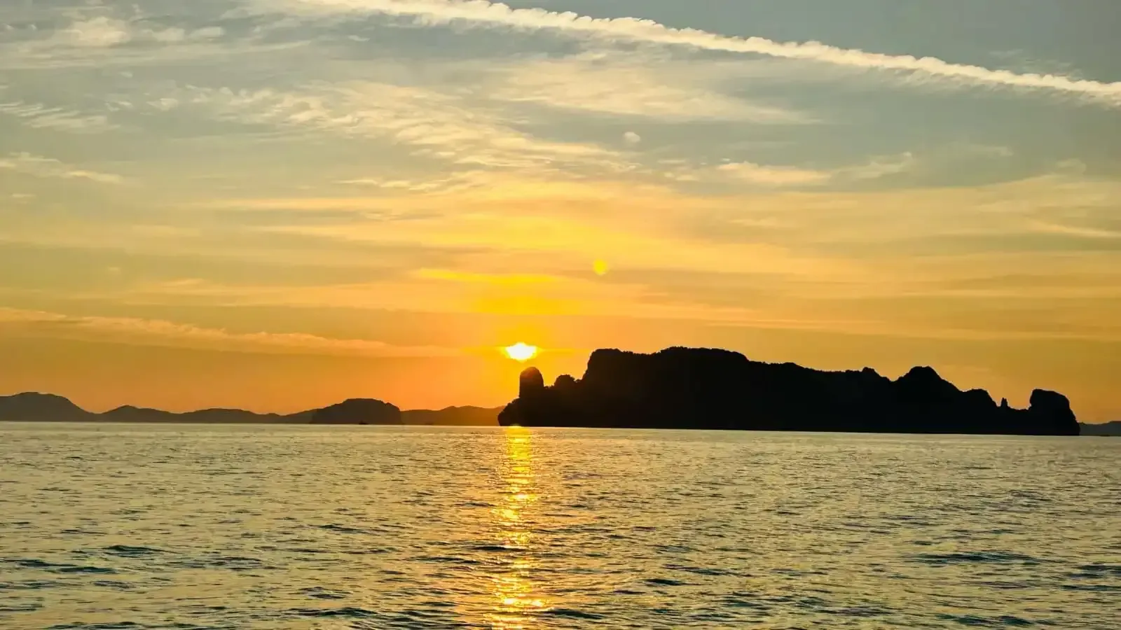 sunset on beach