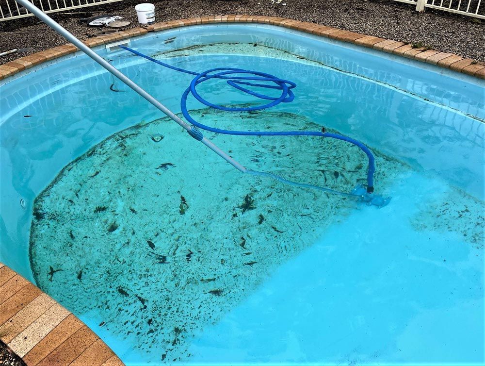 Pool Maintenance in Progress — Taree Pool Supplies in Taree, NSW