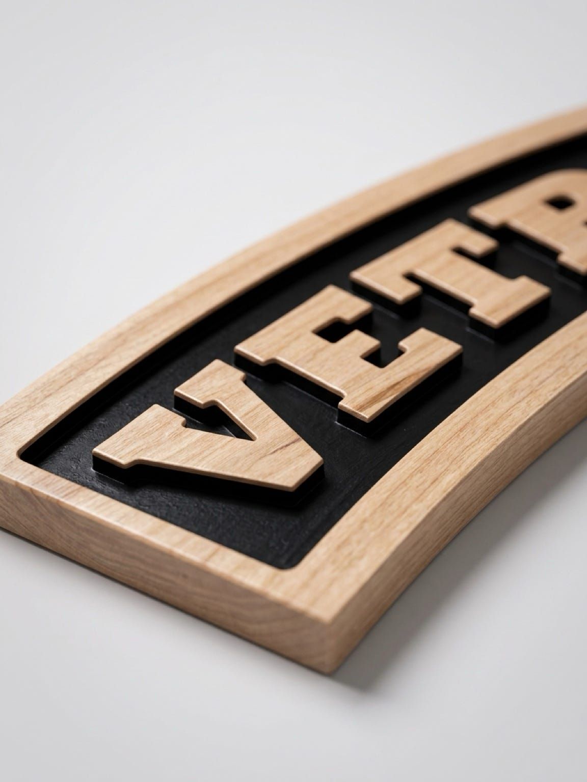Custom Wood Military / First Responder Arched Sign