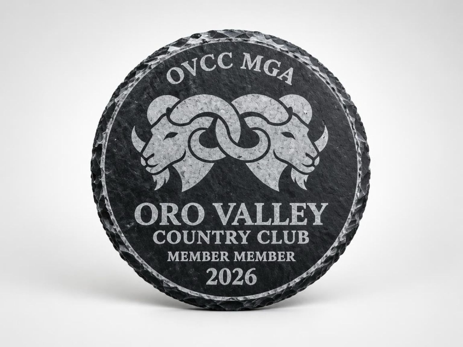 4-Inch Engraved Black Slate Coasters | Square & Circle Drink Coaster Set