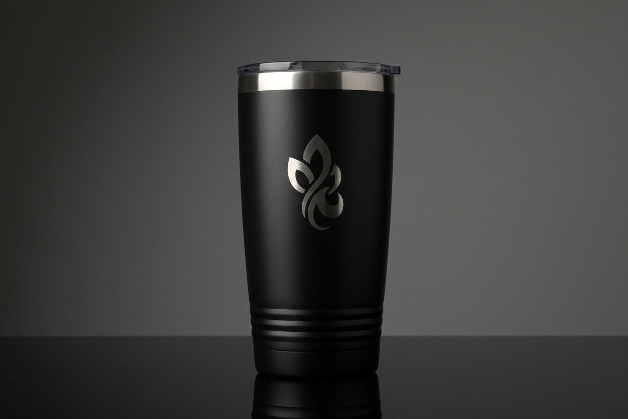 Corporate Branded Laser Engraved Tumbler Tucson