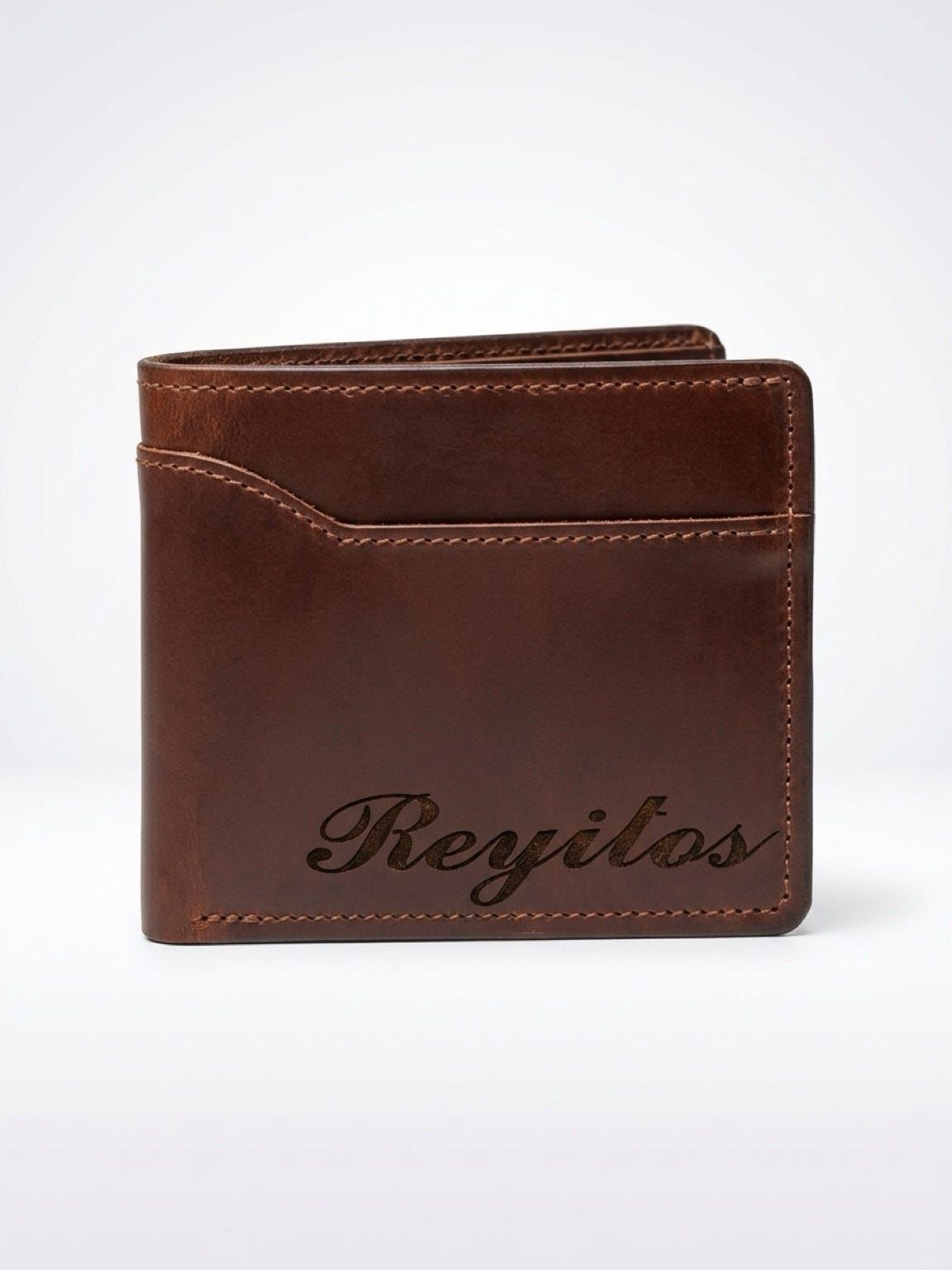 Laser Engraved Leather Wallet