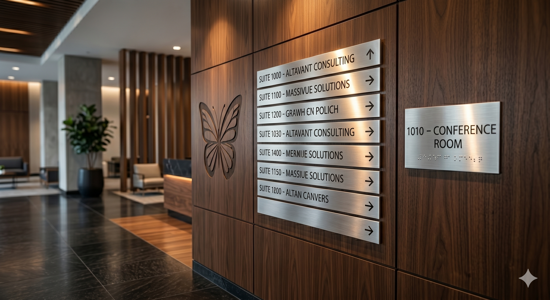 Corporate Lobby Signage