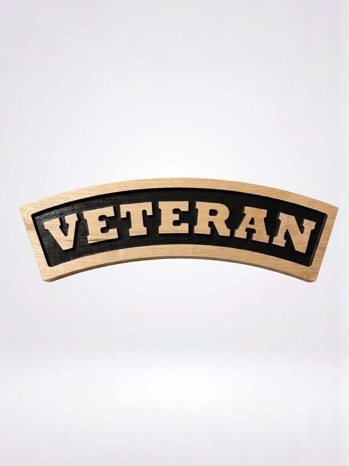 Custom Wood Military / First Responder Arched Sign - Free Shipping