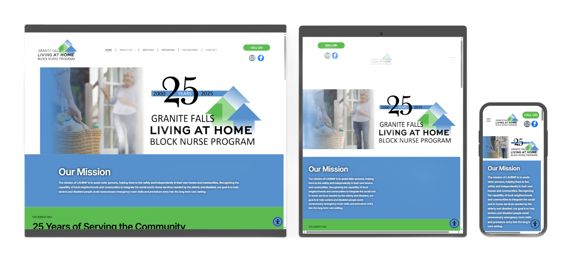 Website design for the