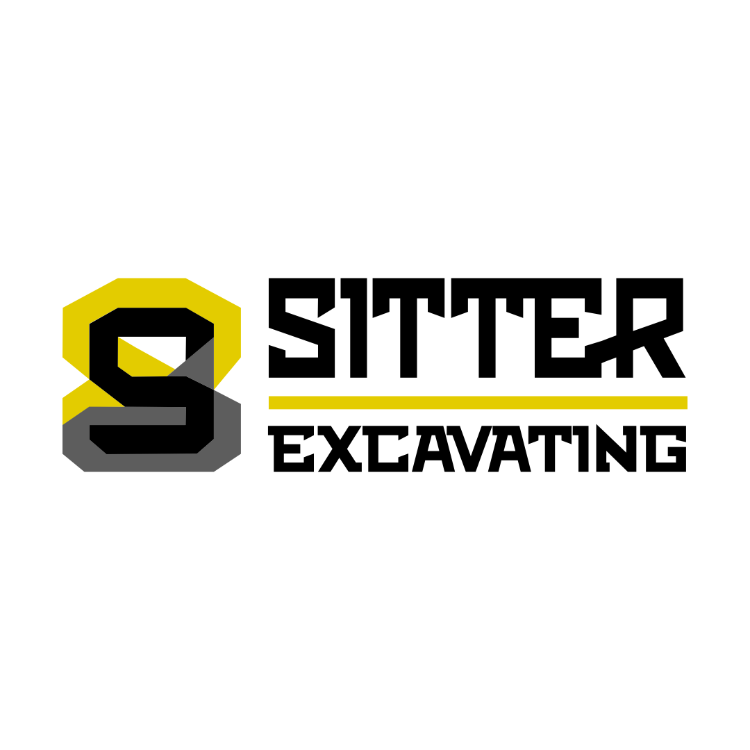 Logo for Sitter Excavating: A stylized