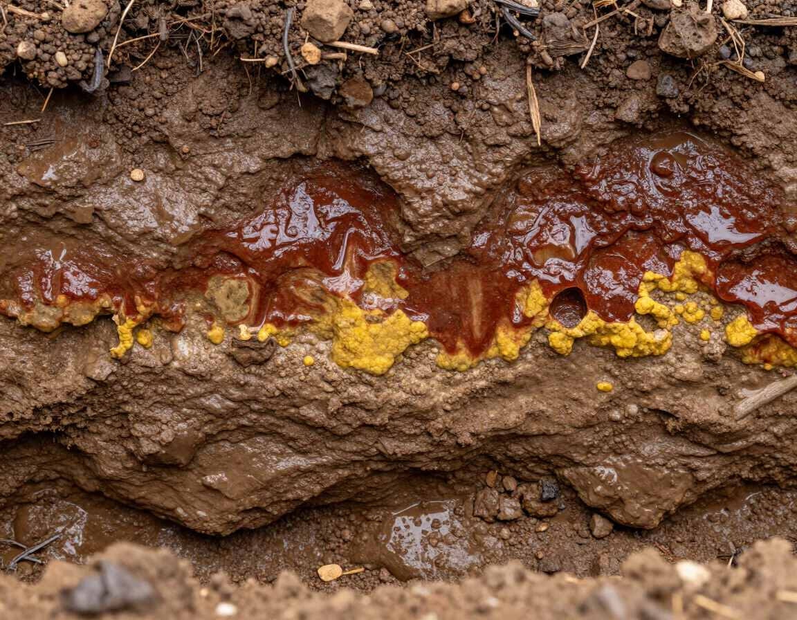 High water table indicators in soil