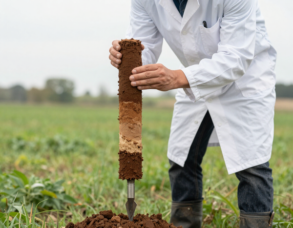 Soil auger sample examination