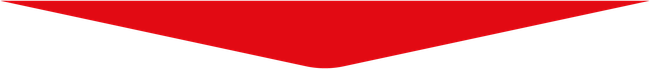 A red arrow pointing down on a white background.