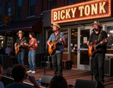 Broadway live music street scene