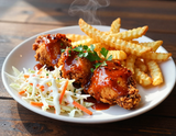 Nashville hot chicken plate