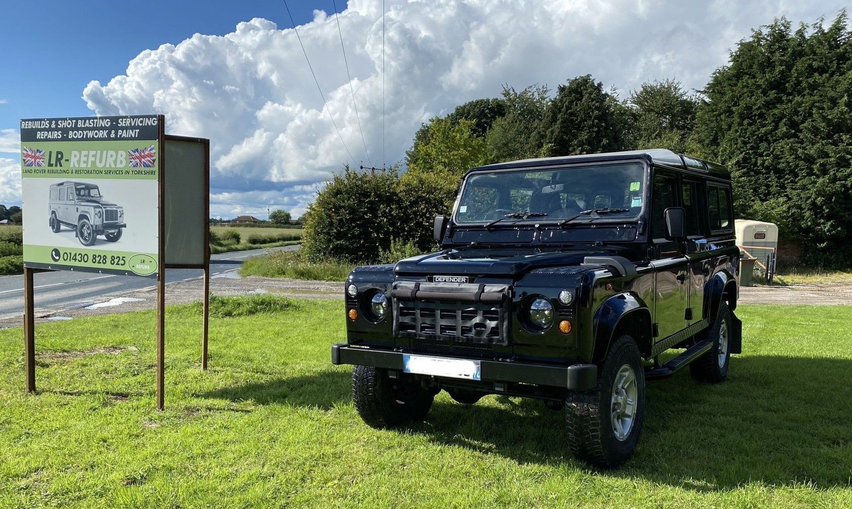 Land Rover paint work