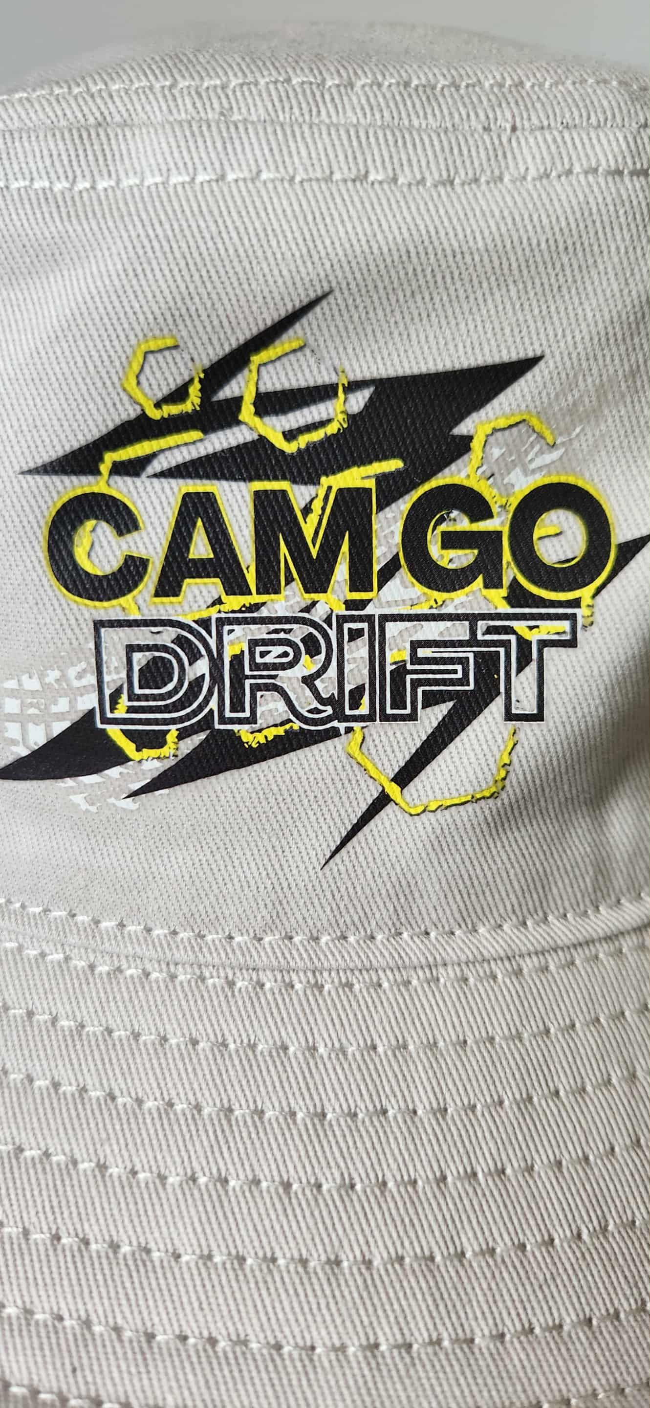 Beige bucket hat with 
