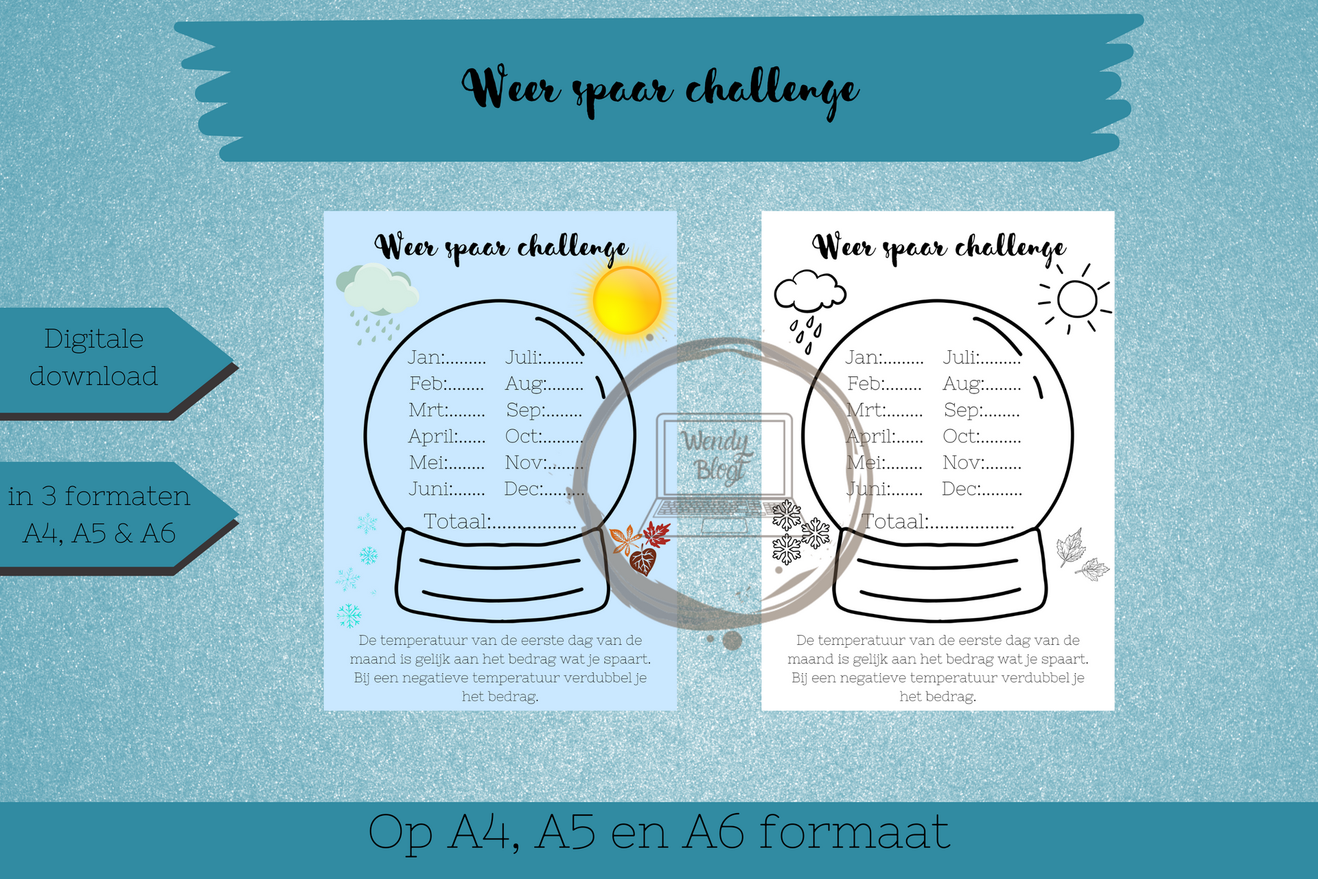 Weer spaar challenge