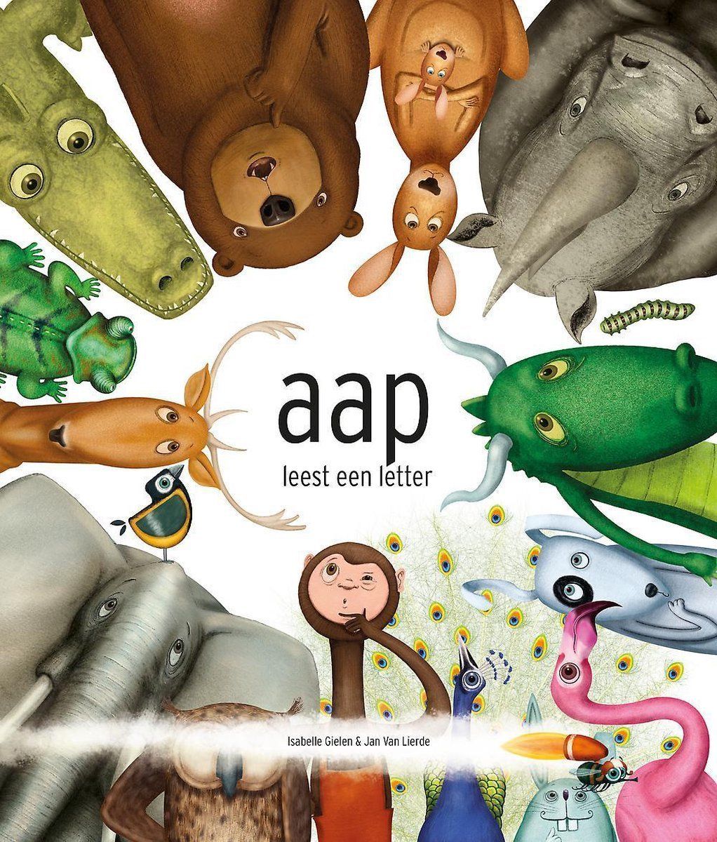 Boekrecensie Aap leest een letter - Isabelle Gielen