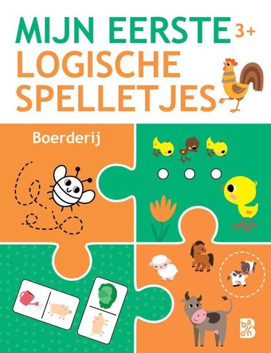 Boekrecensie Mijn eerste logische spelletjes 3+ Boerderij Boekrecensie Mijn eerste logische spelletjes 3+ Boerderij