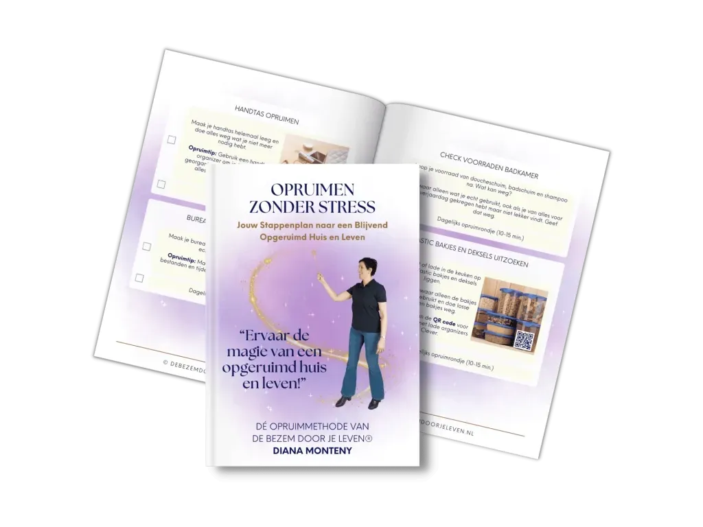 Lees hier mijn recensie over de Opruimen zonder stress methode van De bezem door je leven