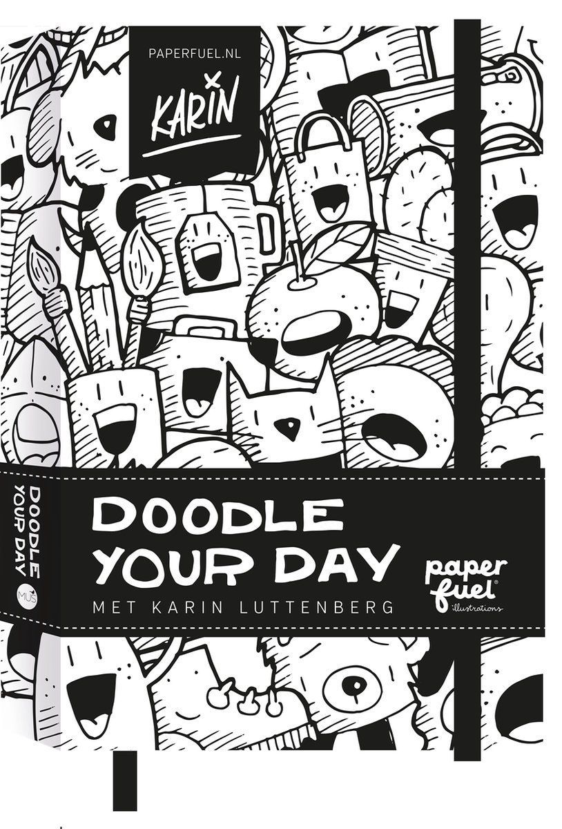 Boekrecensie Paperfuel Doodle Your Day - Karin Luttenberg Boekrecensie Paperfuel Doodle Your Day - Karin Luttenberg