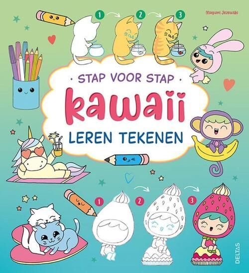 Boekrecensie Stap voor stap kawaii leren tekenen Boekrecensie Stap voor stap kawaii leren tekenen