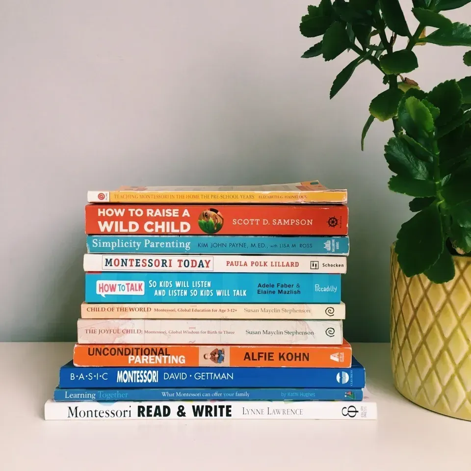 A stack of books