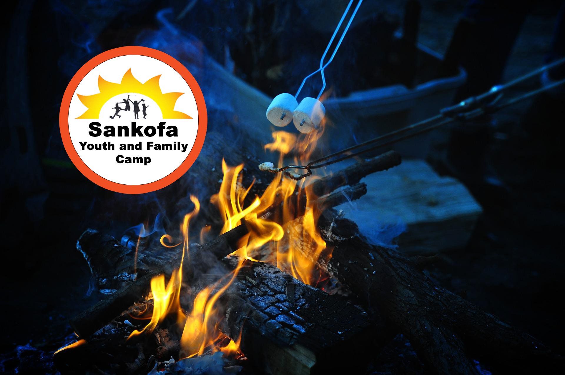 A logo for the sankota youth and family camp