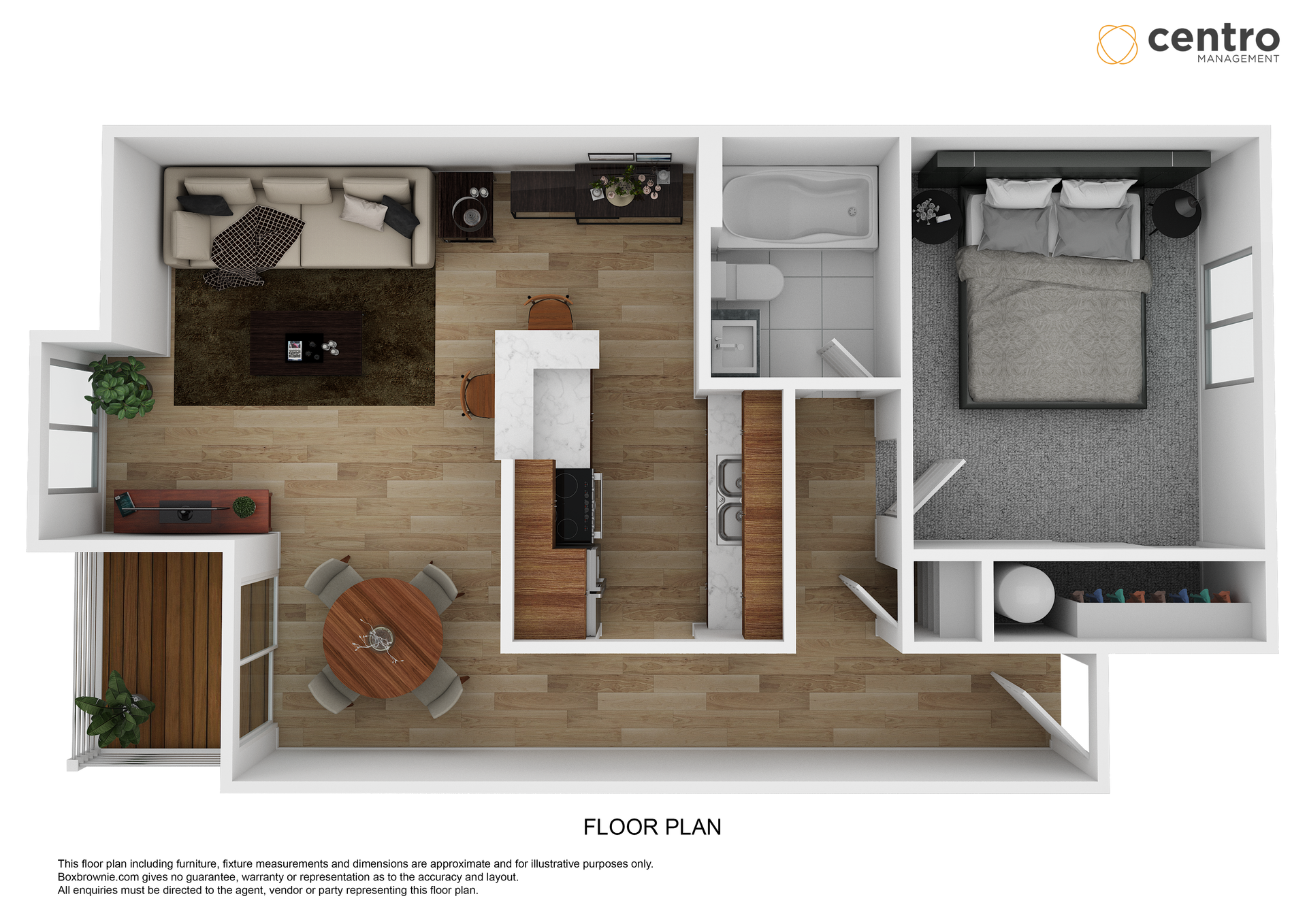 1 Bed 1 Bath
