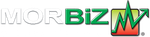 a logo for a website company called morbiz business delivered