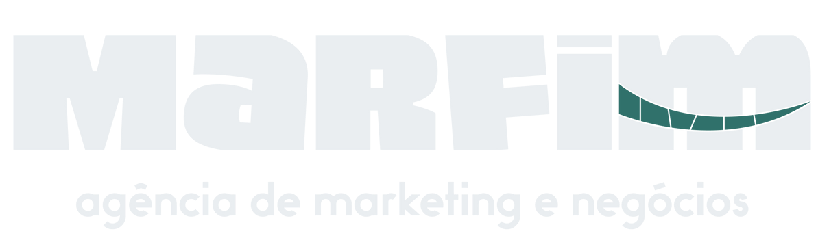 The logo for marfim agency de marketing e negócios