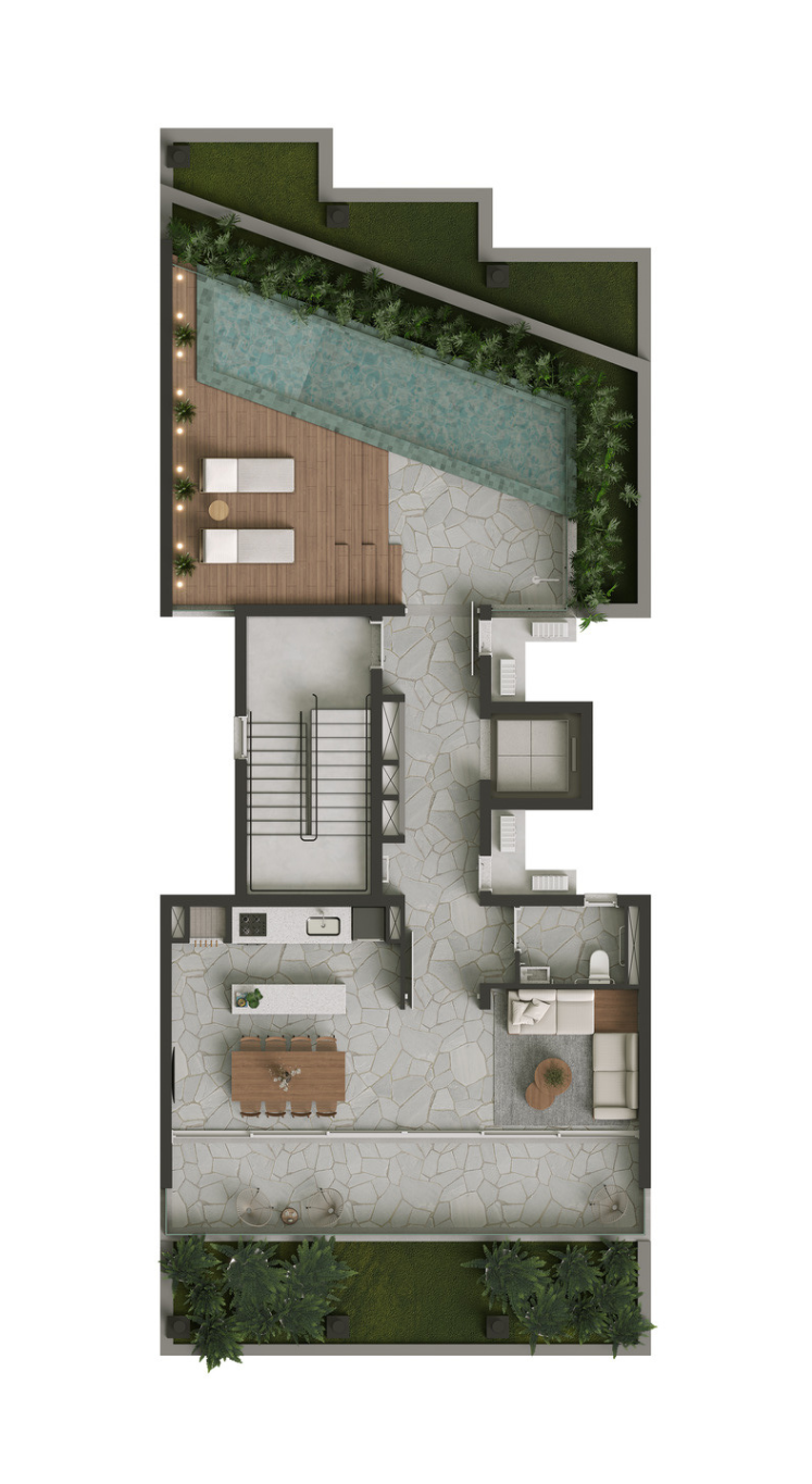 Rooftop - 8.º pavimento 