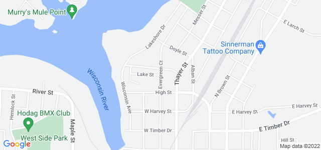 Map of business location