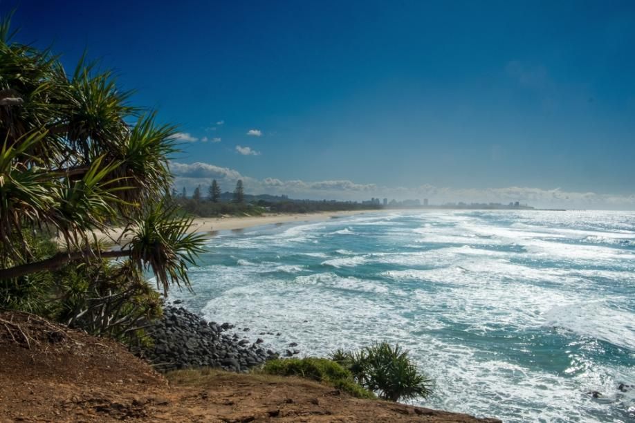 A View Of The Ocean From A Cliff On A Sunny Day — Outdoor Blinds In Bateau Bay, NSW