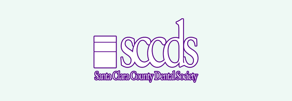 Logo of the Santa Clara County Dental Society. Contains the word 