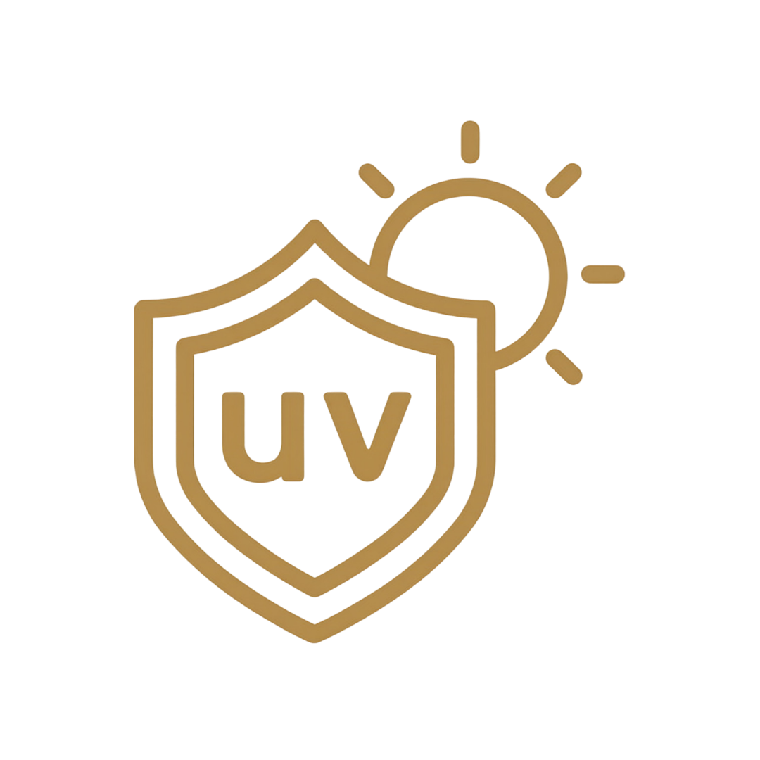Tejidos para toldos con protección contra rayos UV que ayudan a reducir la exposición solar en espacios exteriores.