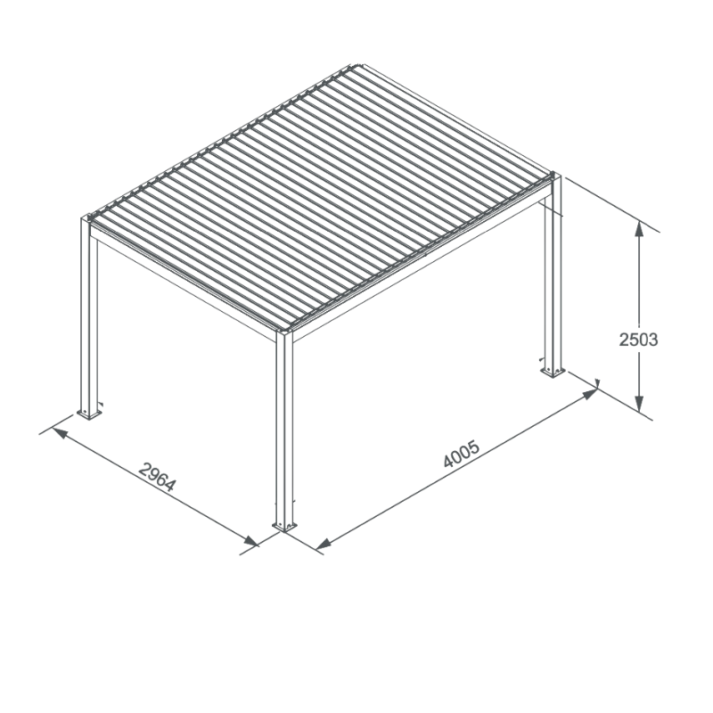 Pérgola bioclimática premium para terrazas residenciales con control solar inteligente, ventilación natural, protección contra lluvia y eficiencia energética.