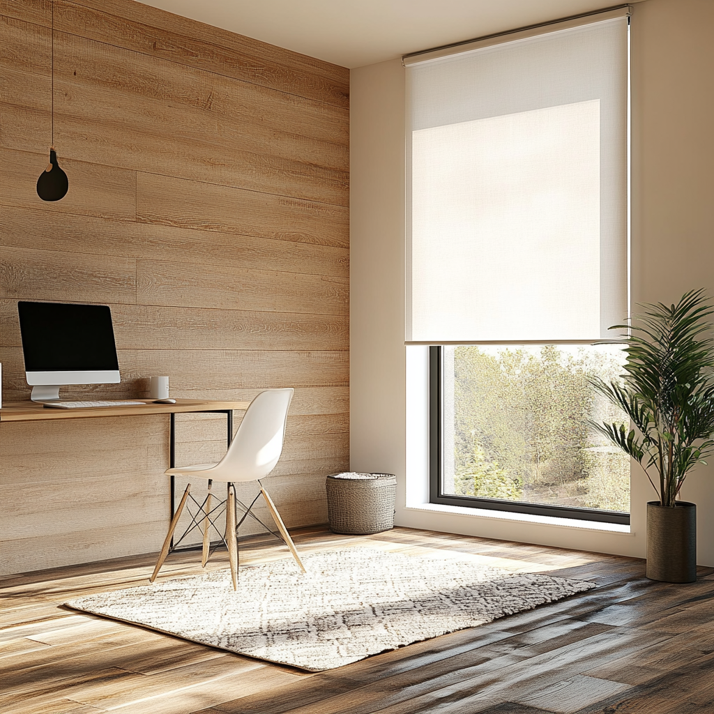 Persianas premium para control de luz natural, privacidad y diseño interior elegante en espacios residenciales.