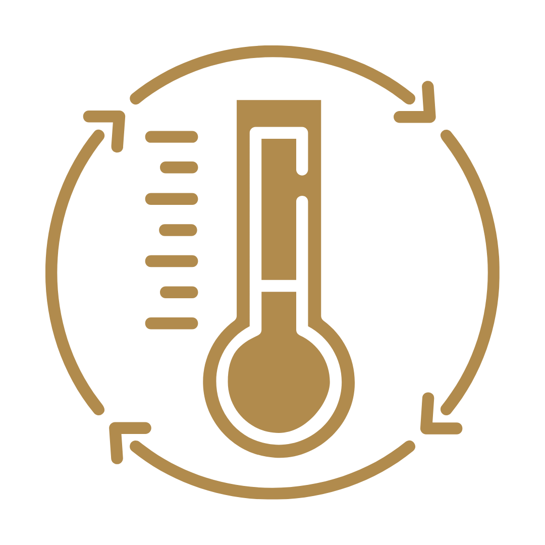 Tejidos para toldos que ayudan a reducir la transferencia de calor y mejorar el confort térmico exterior.
